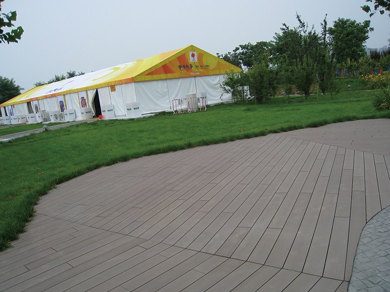 營地木塑地板案例