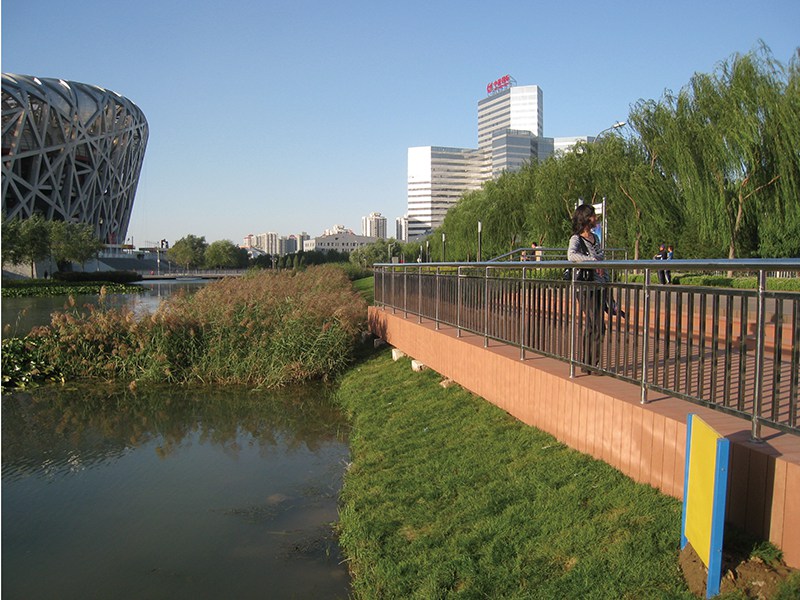 景區木塑地板案例